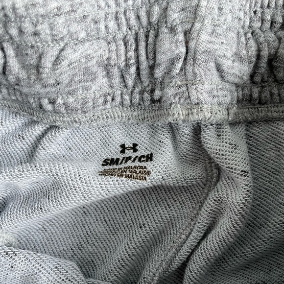 Vintage Under Armour Heather Grey Sweatpants Gym Bottoms Workout Pants - Picture 4 of 5